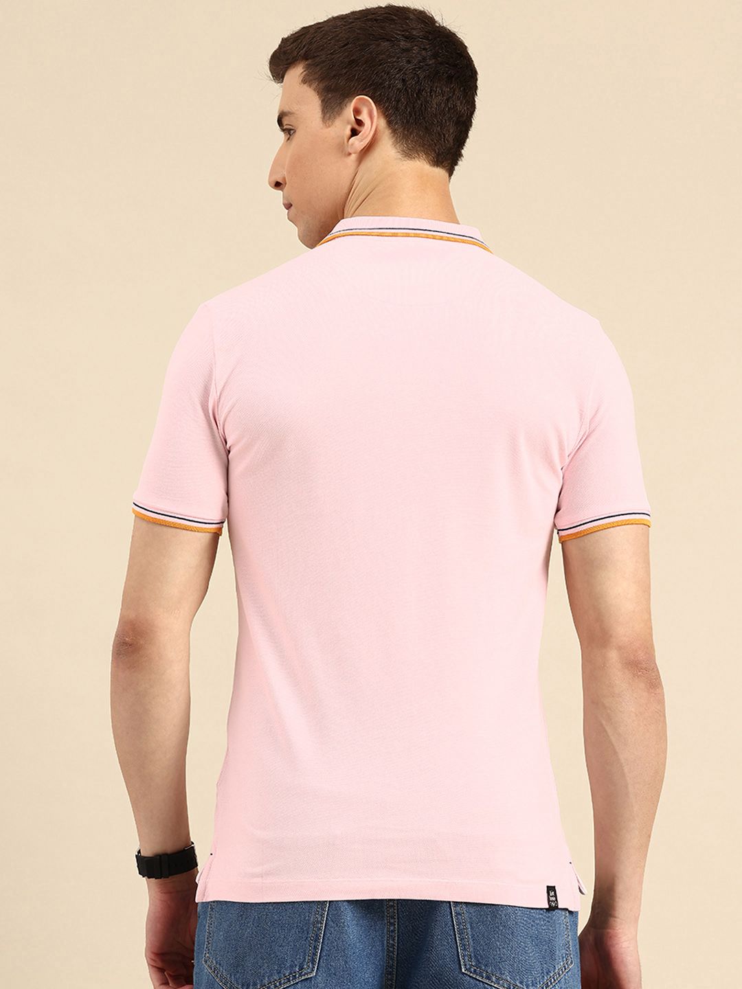 Being Human Polo Collar Pure Cotton T-shirt