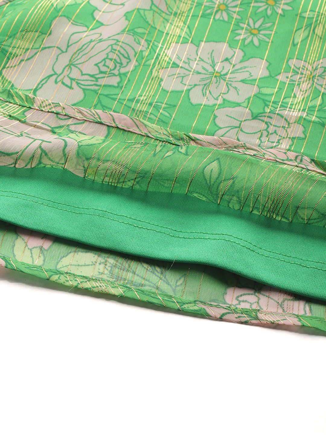 all about you Floral Print Tie-Up Neck Top