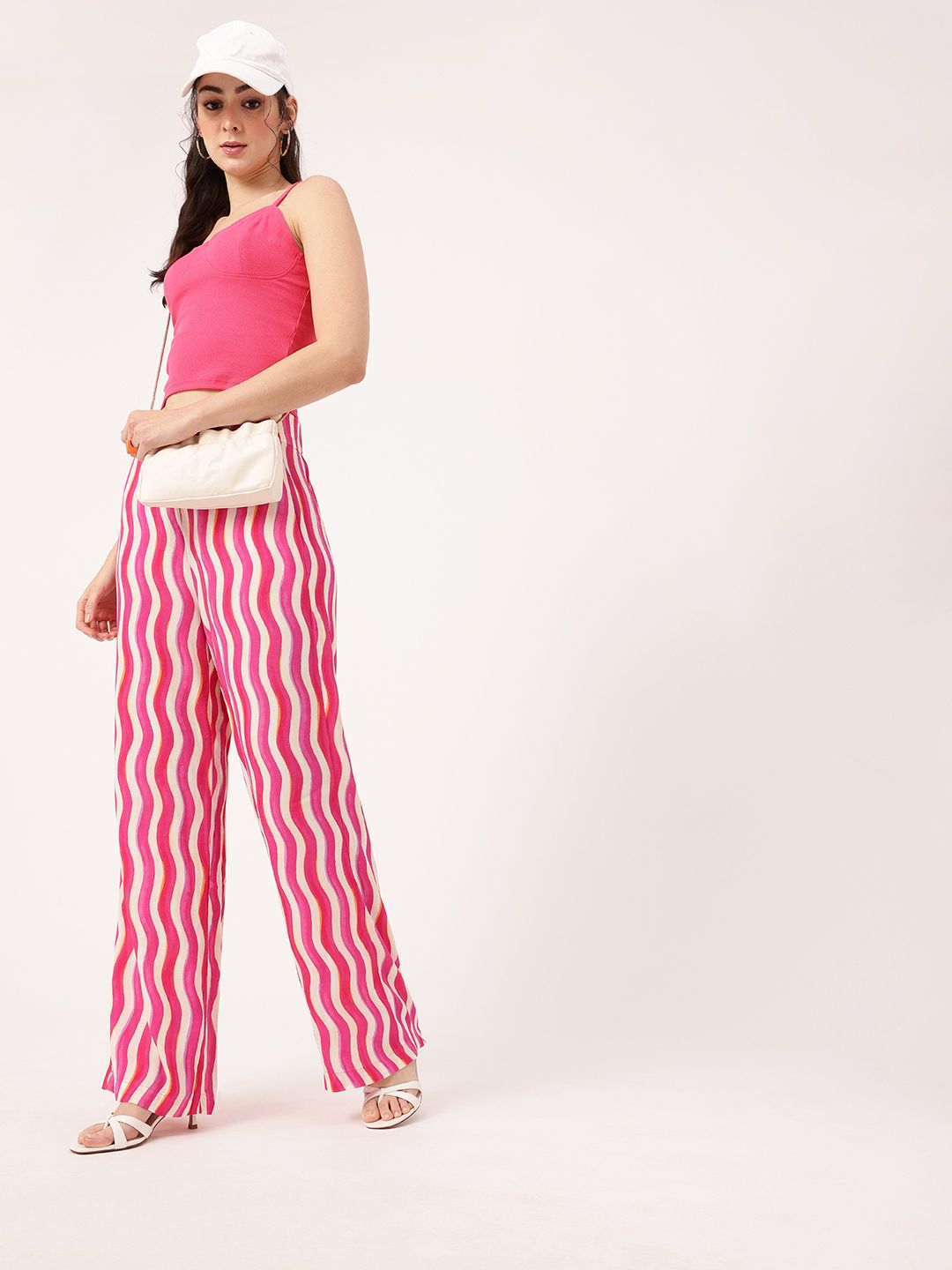 DressBerry Soft Girl Structure Ribbed Corset Top