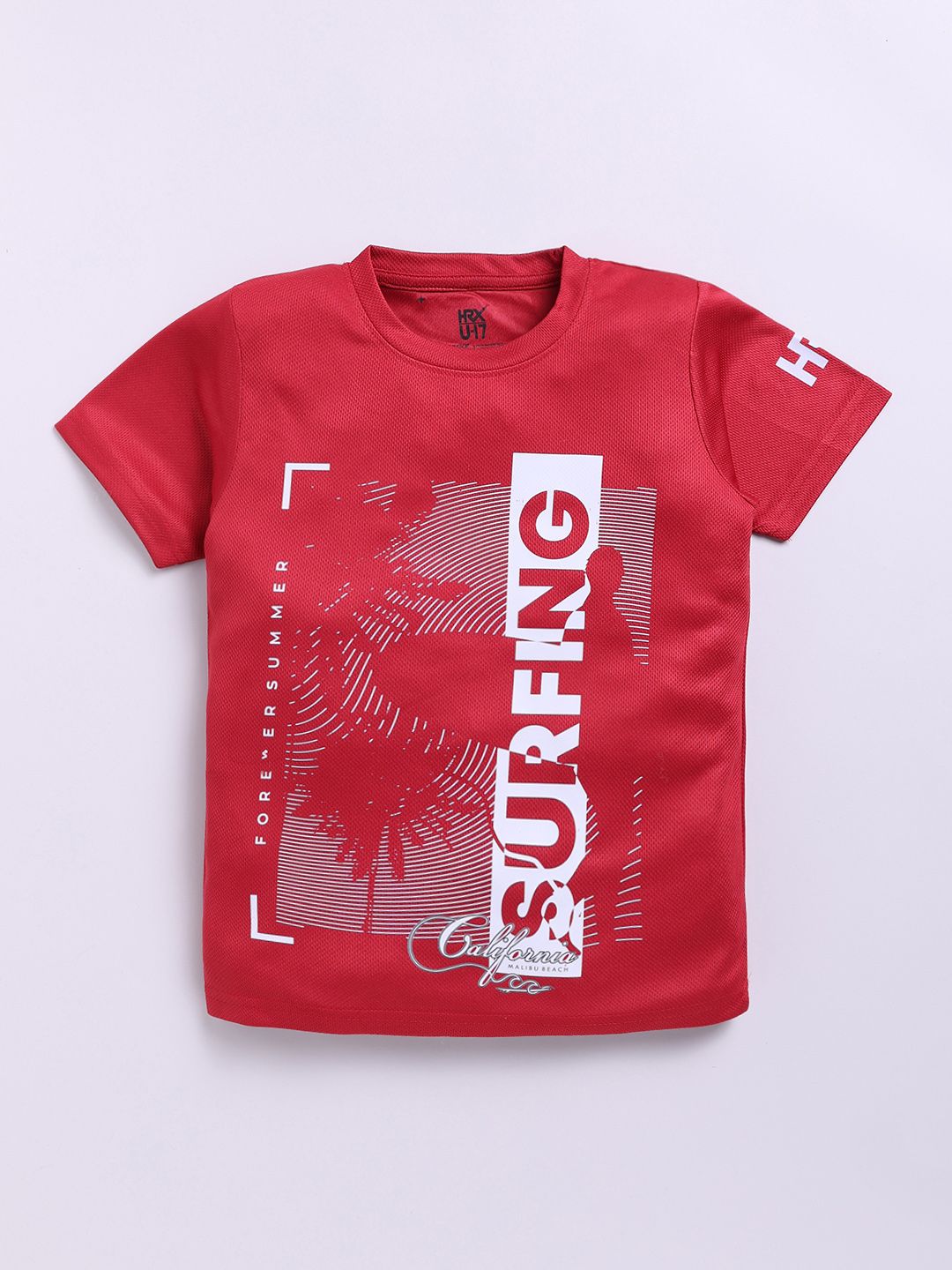 HRX by Hrithik Roshan Boys Typography Printed T-shirt