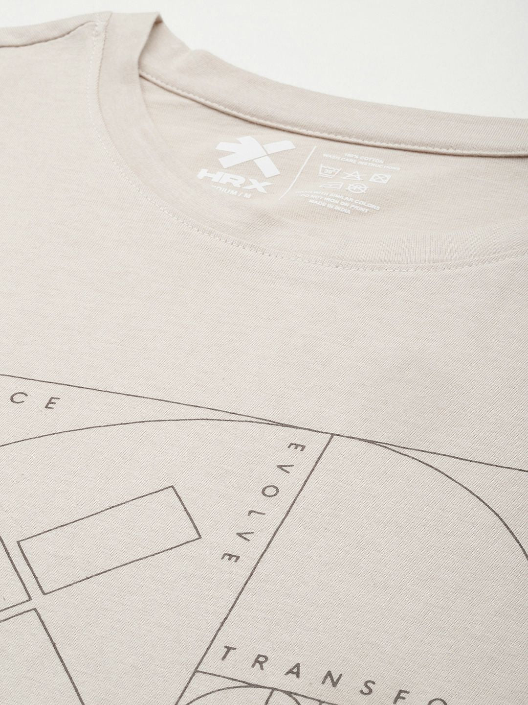 HRX by Hrithik Roshan Printed Yoga Pure Cotton T-shirt