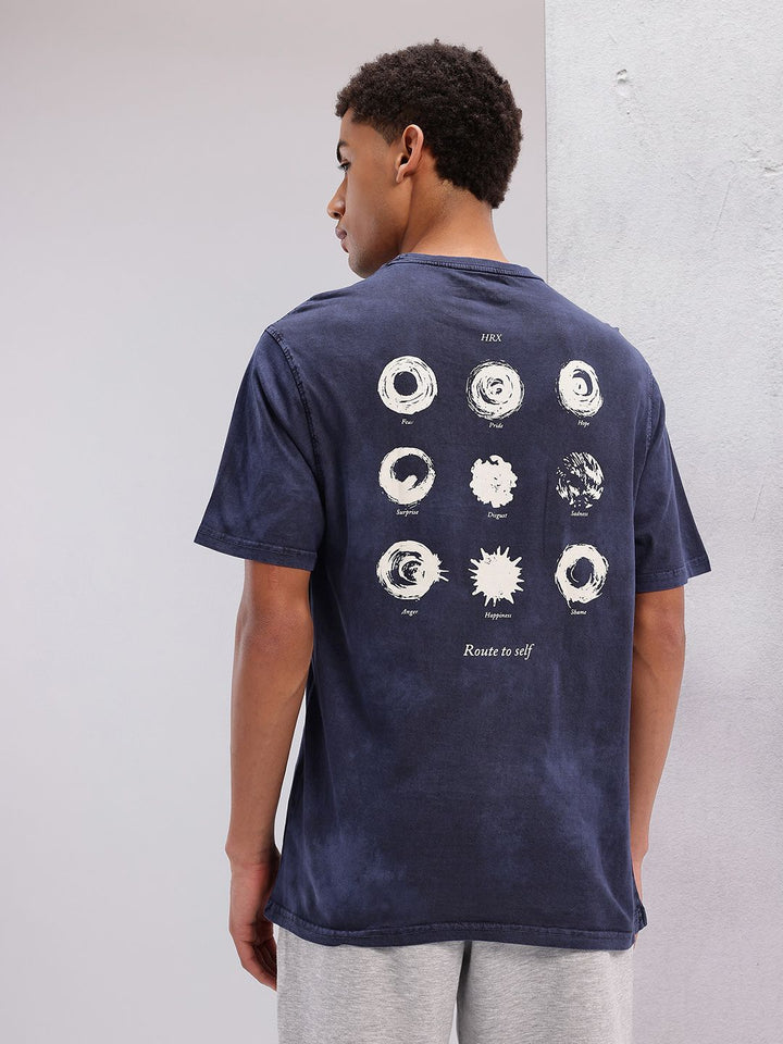 HRX by Hrithik Roshan Printed Pure Cotton Yoga T-shirt