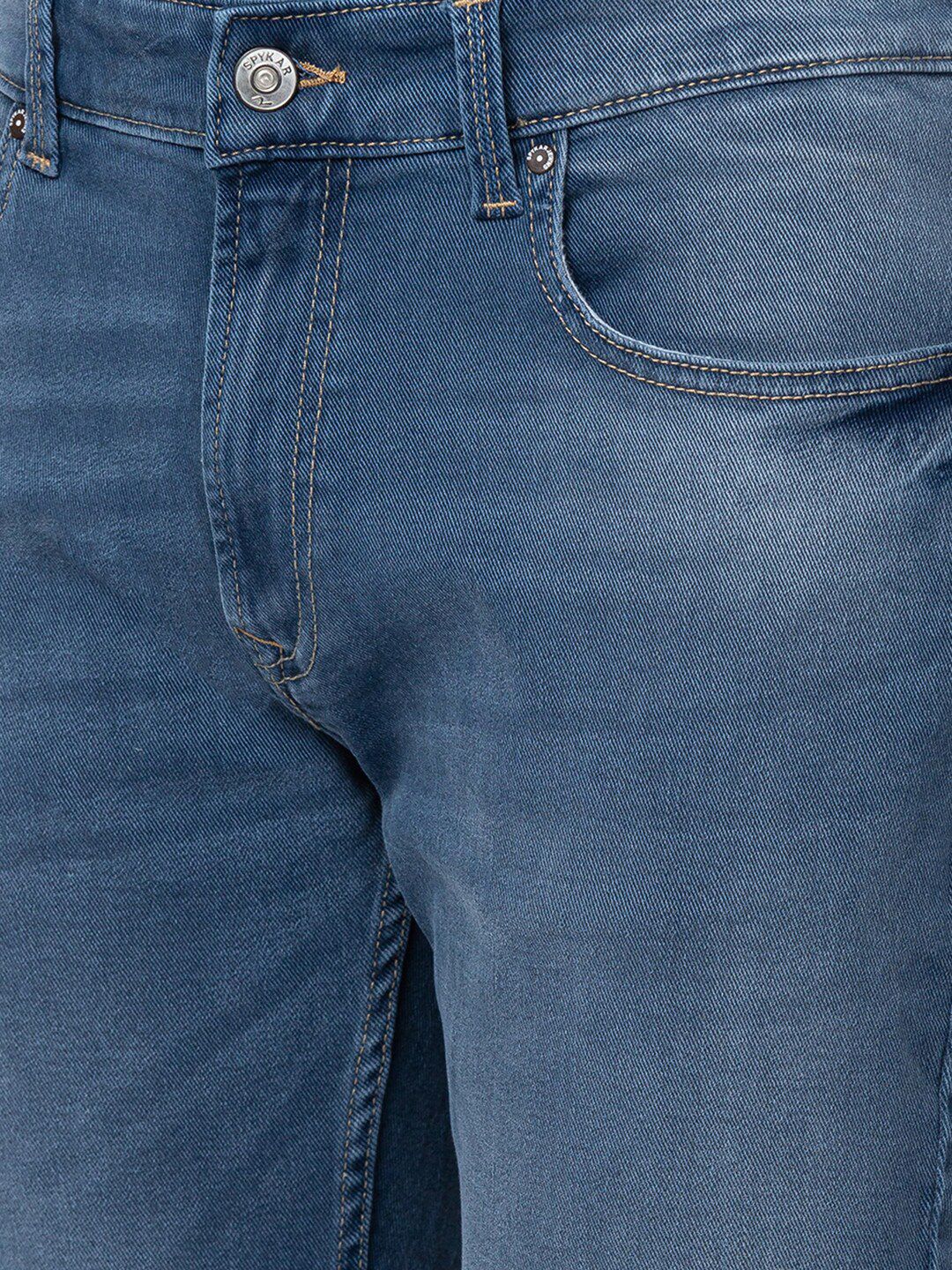 SPYKAR Men  Light Fade Stretchable Cotton Jeans