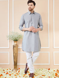 See Designs Shirt Collar Cotton Pathani Kurta