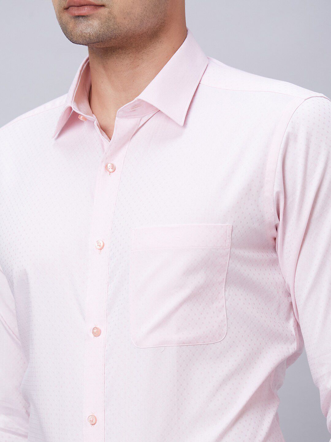 Raymond Self Designed Pure Cotton Slim Fit Formal Shirt