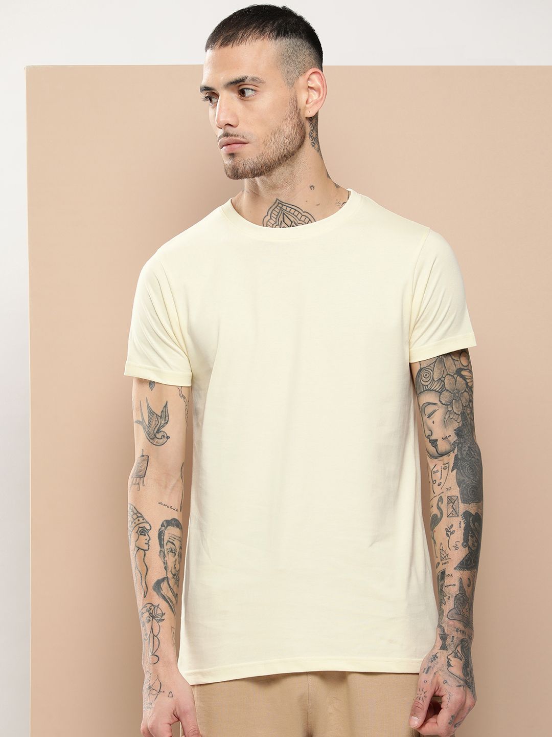 Difference of Opinion Men Pure Cotton T-shirt