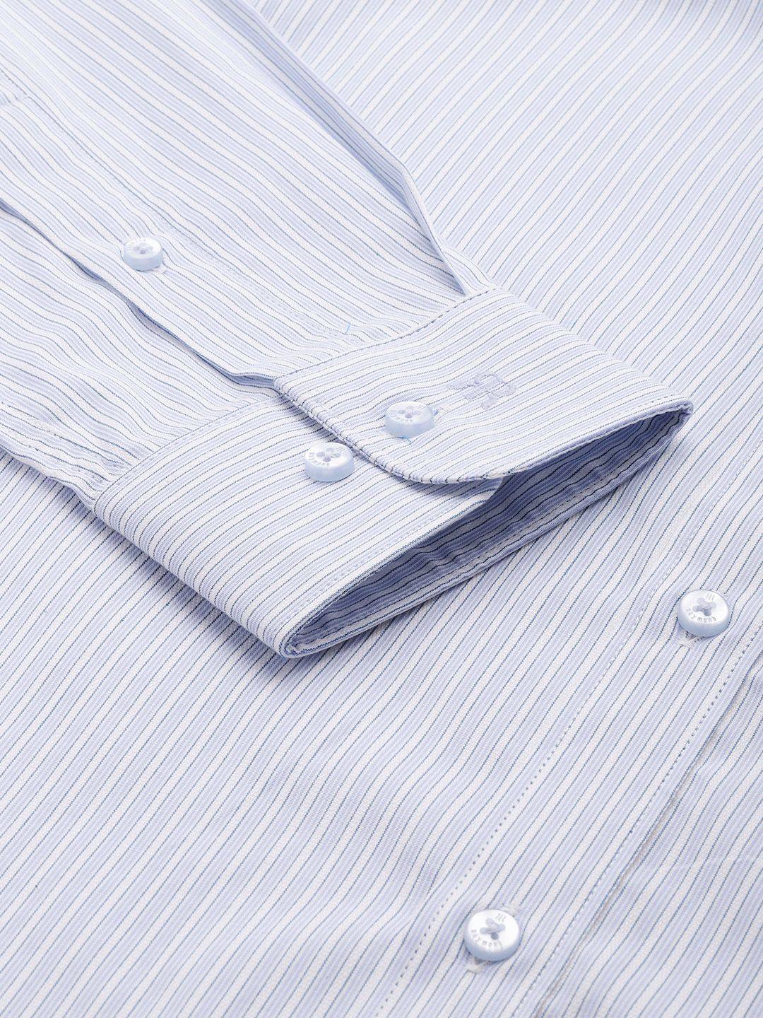 Raymond Slim Fit Striped Pure Cotton Formal Shirt