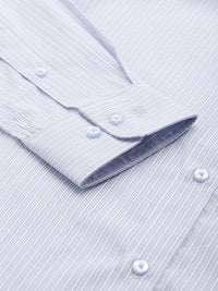 Raymond Slim Fit Striped Pure Cotton Formal Shirt