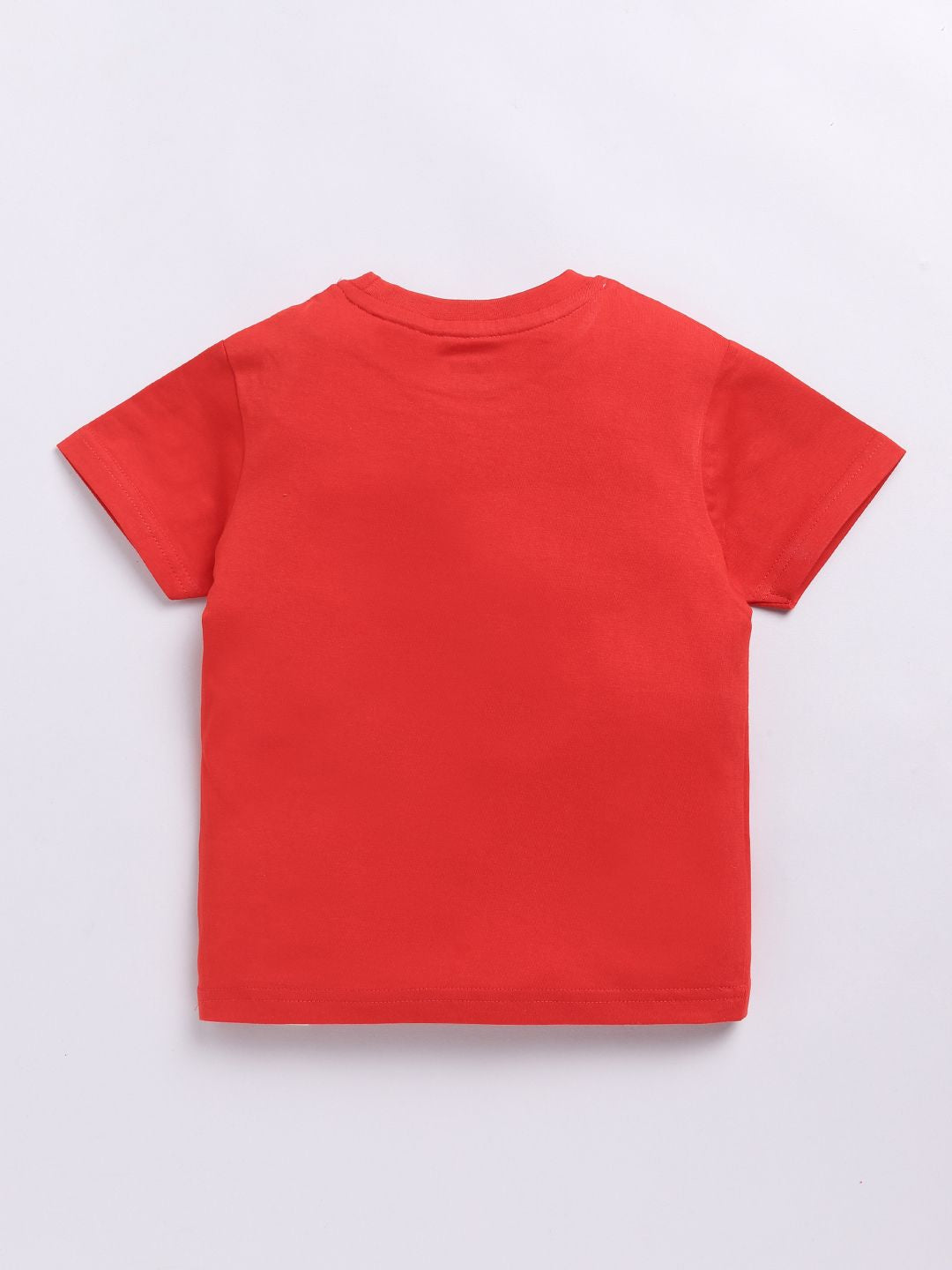 Happy Faces Boys Pure Cotton Typography & Graphic Printed T-shirt