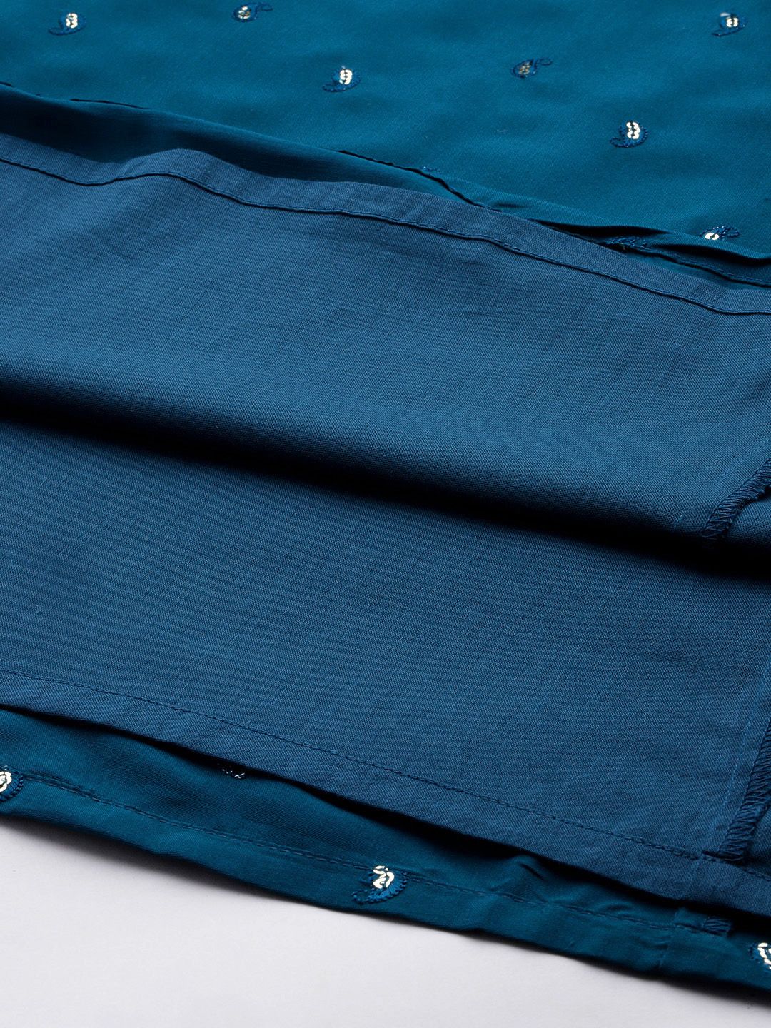 House of Pataudi Embellished Sequined Straight Jashn Kurta