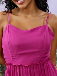 Tokyo Talkies Sleeveless Tiered Maxi Dress