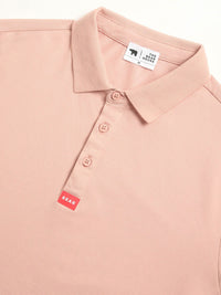 THE BEAR HOUSE Polo Collar Short Sleeves Slim Fit T-shirt