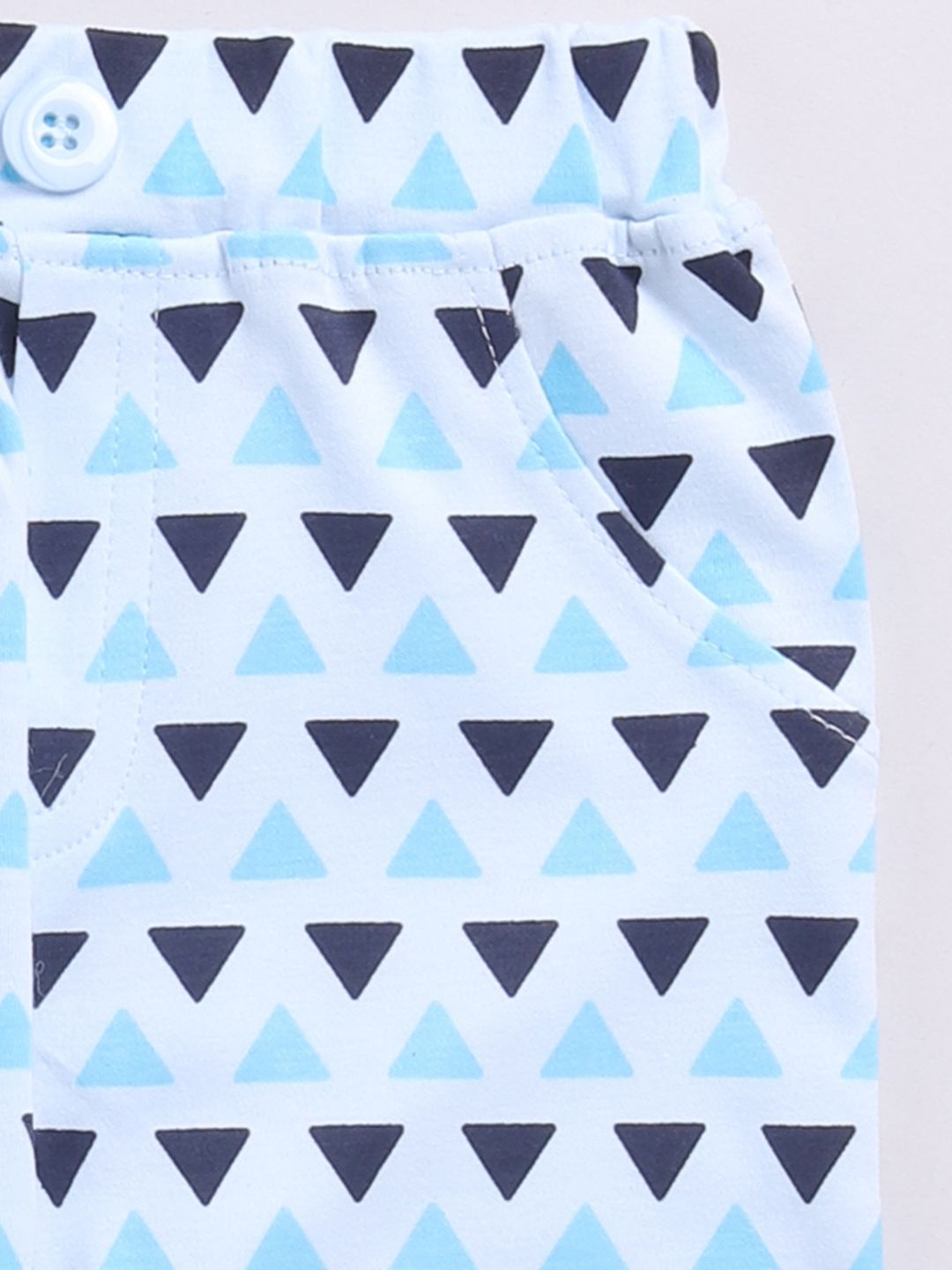 Moms Love Infant Boys Printed Pure Cotton Shirt with Joggers