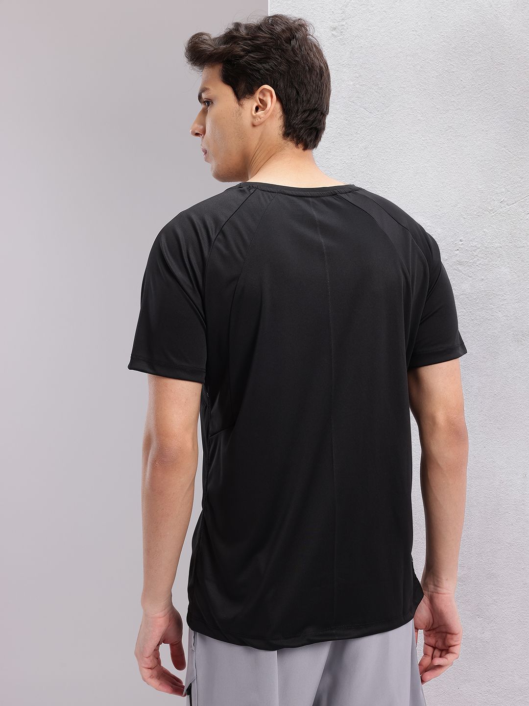 HRX by Hrithik Roshan Men Brand Logo Printed Rapid-Dry Training T-shirt