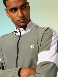 HRX by Hrithik Roshan Colourblocked Rapid Dry Running Tracksuit