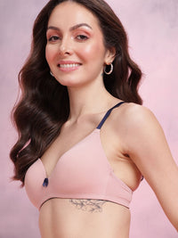 DressBerry Medium Coverage Lightly Padded Plunge Bra