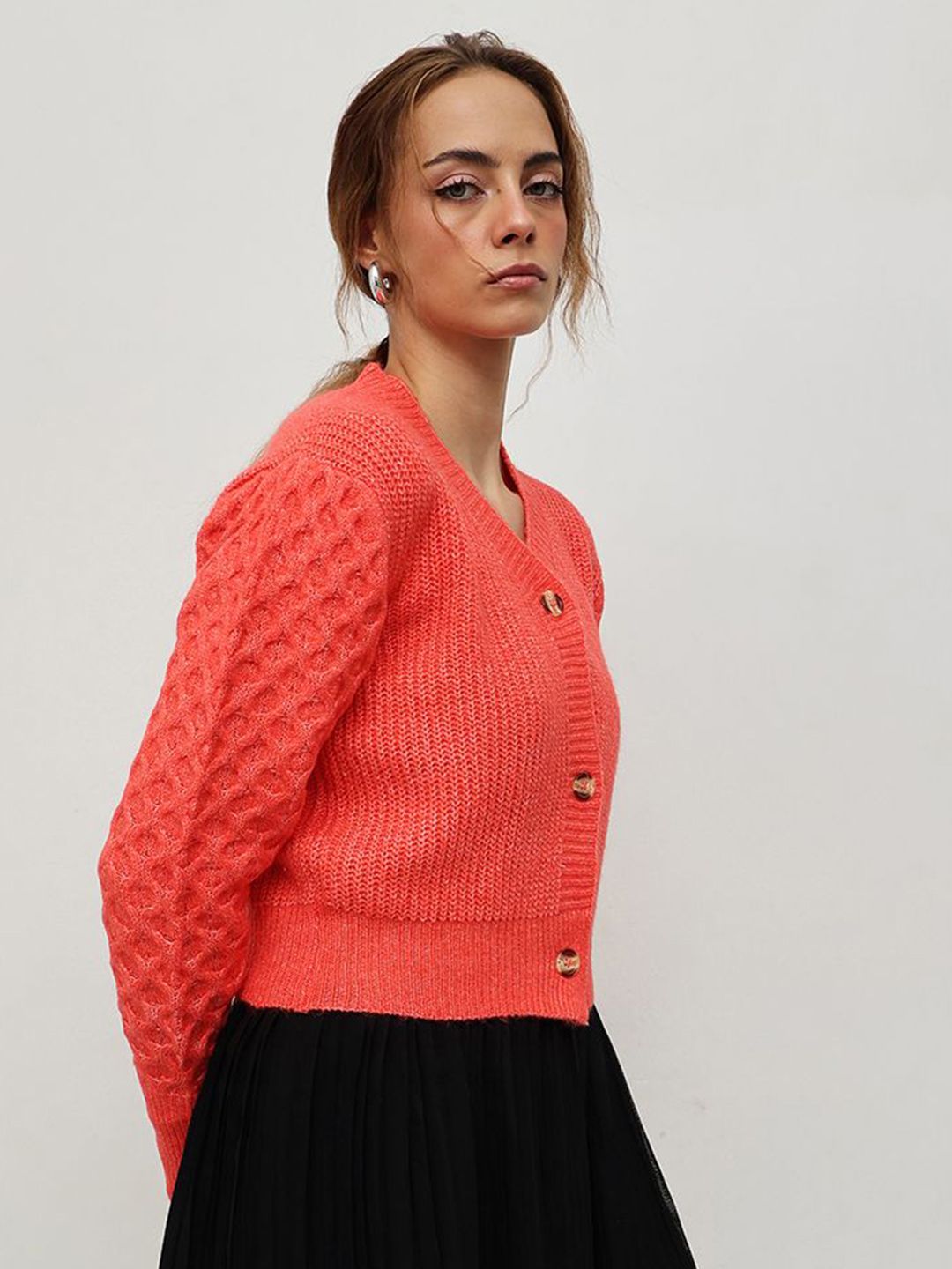 STREET 9 Women Crop Cardigan