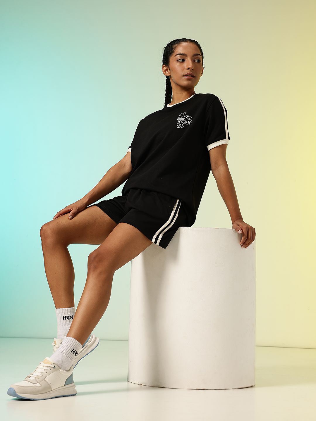 HRX by Hrithik Roshan T-Shirt with Shorts Tracksuit