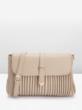 DressBerry Structured Pleated Sling Bag
