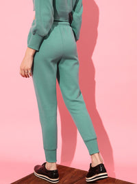 STREET 9 Women Slim Fit Low-Rise Pure Cotton Trousers