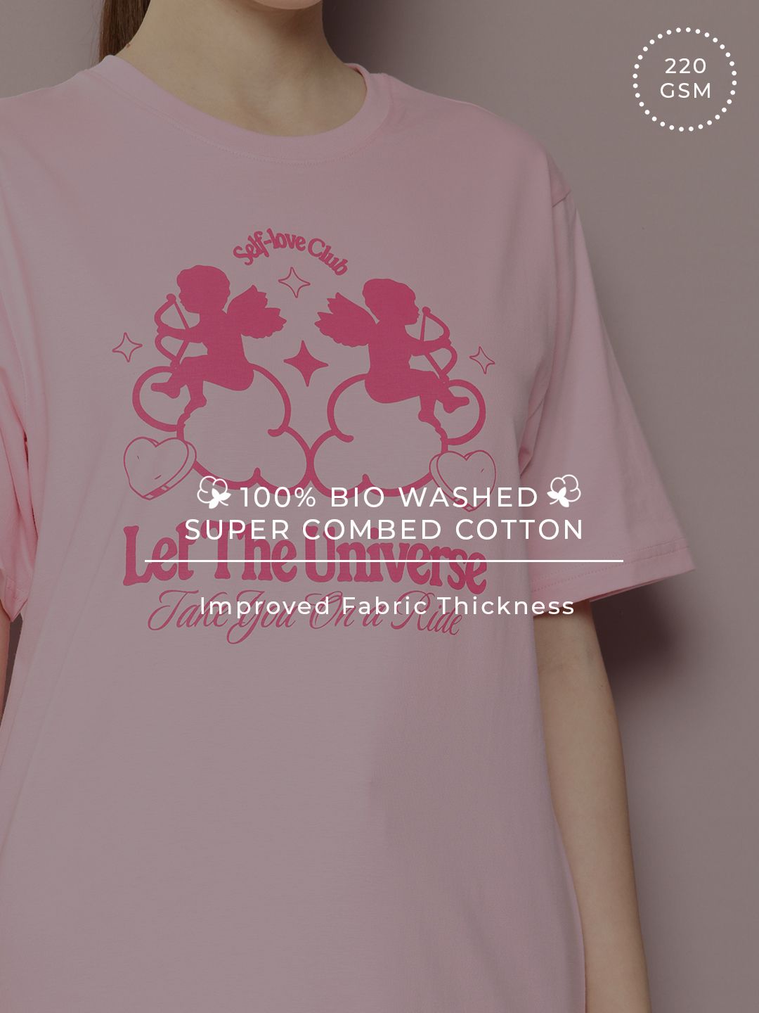 DILLINGER Graphic Printed Drop-Shoulder Sleeves Bio Washed Cotton Oversized T-shirt