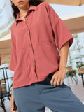 DressBerry Drop Sleeve Relaxed Shirt