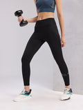 HRX by Hrithik Roshan Women Cropped Rapid-Dry Training Tights with Brand Logo Detail