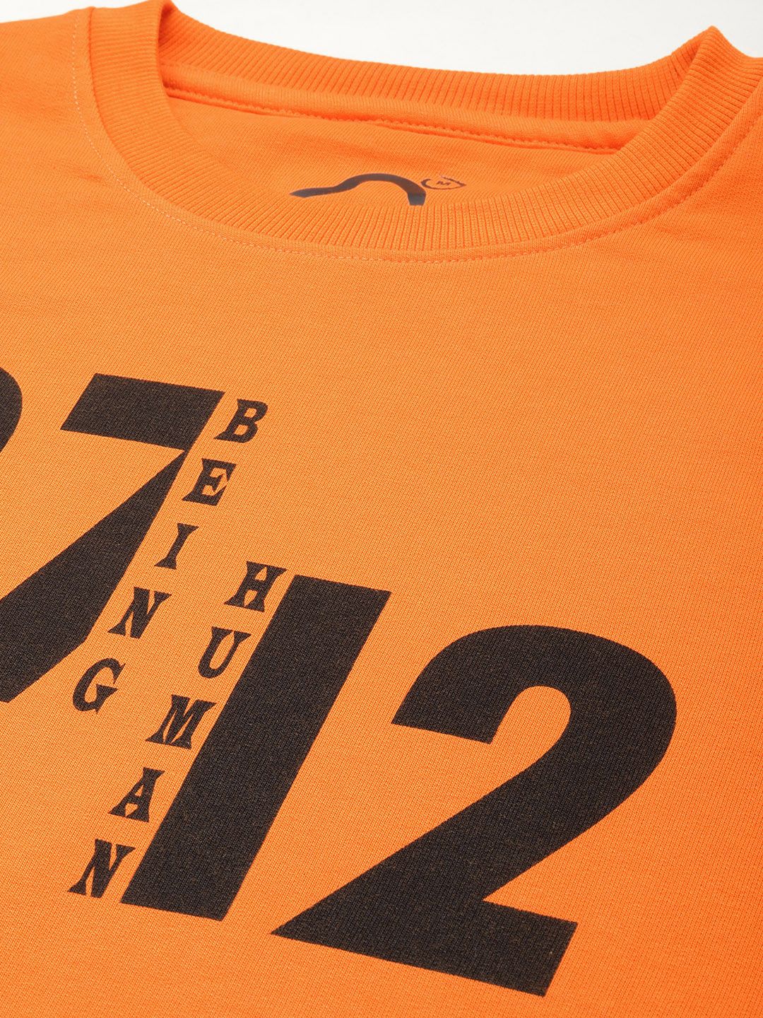 Being Human Printed Pure Cotton Sweatshirt