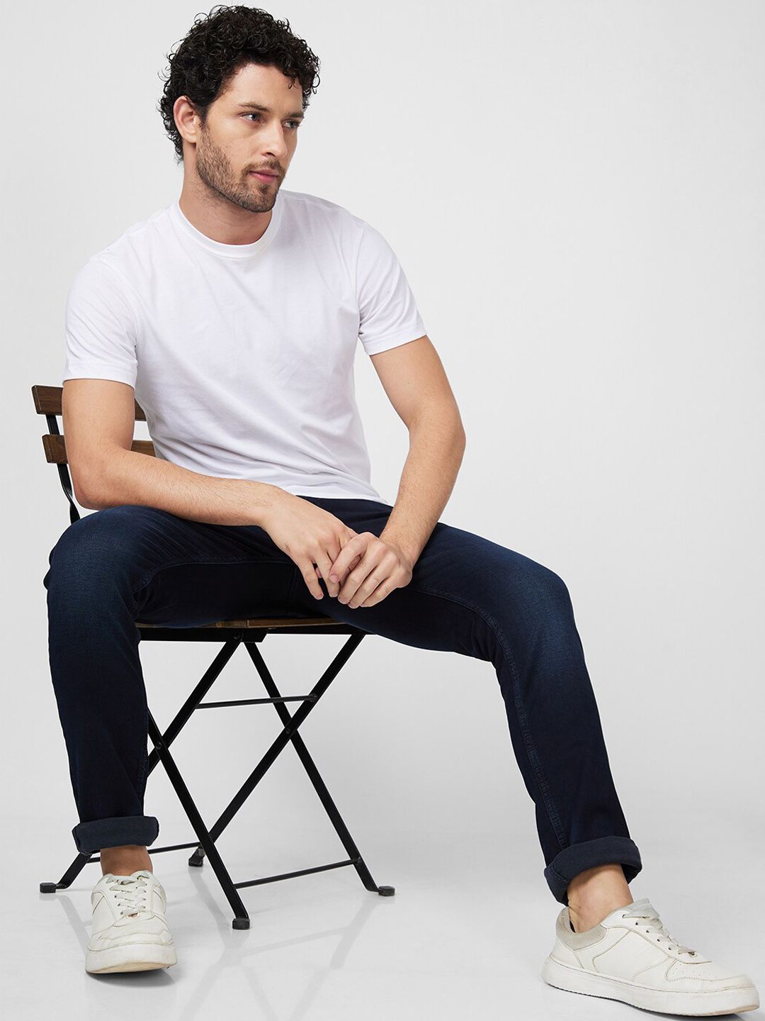 SPYKAR Men Mid Rise Clean Look Light Fade Jeans