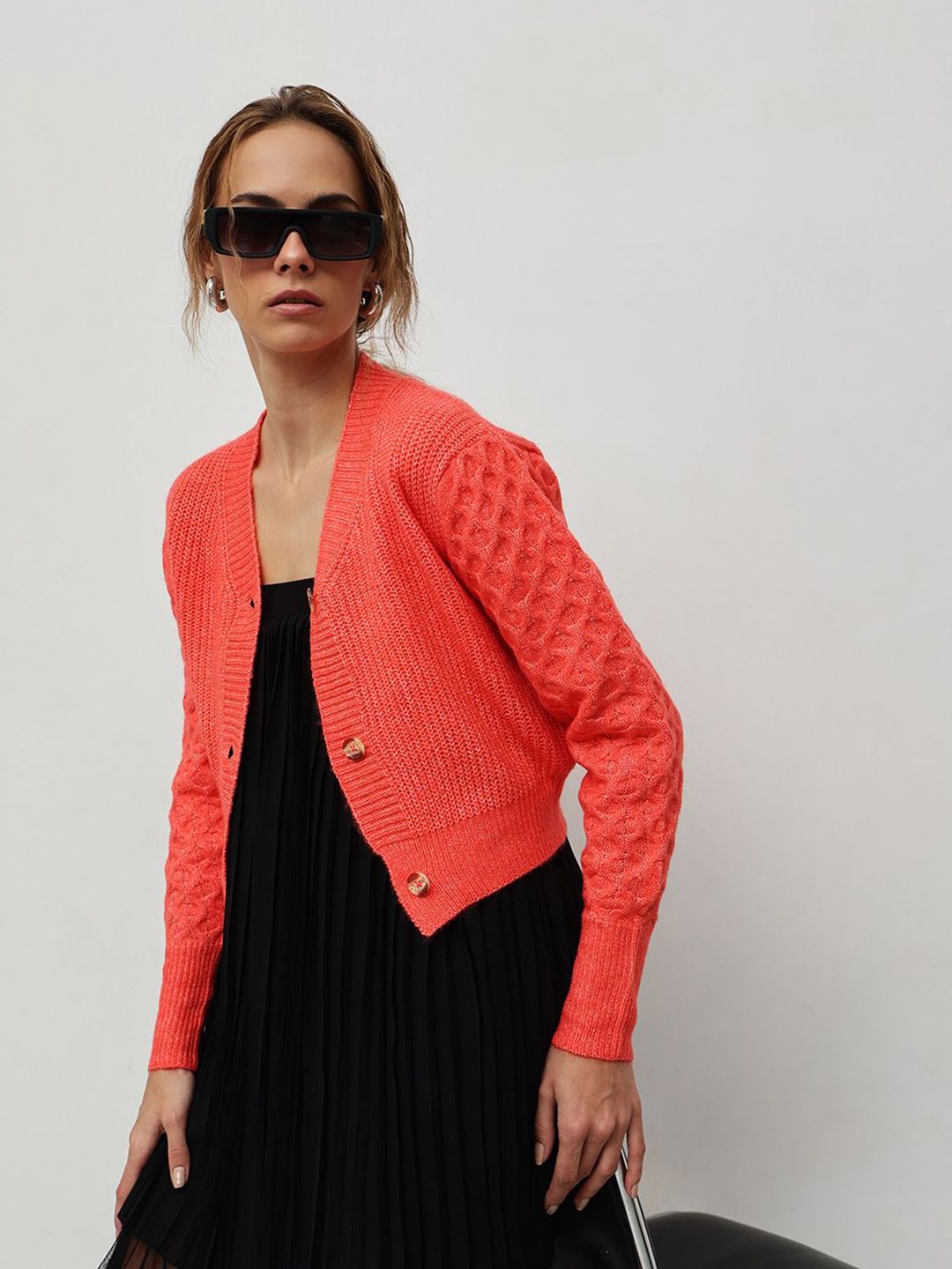 STREET 9 Women Crop Cardigan