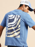Being Human Brand Logo & Graphic Printed Pure Cotton Relaxed Fit T-shirt