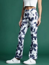 DressBerry Women Bootcut Fit Tie & Dye Dyed Jeans