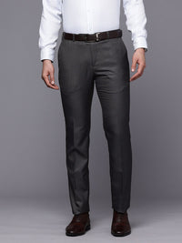 Raymond Men Checked Slim Fit Formal Trousers