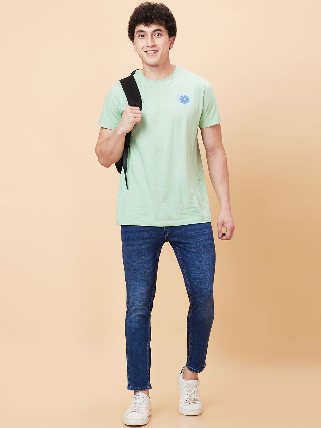 Being Human Men Slim Fit Mid-Rise Heavy Fade Jeans