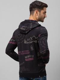 Being Human Men Black Printed Sweatshirt
