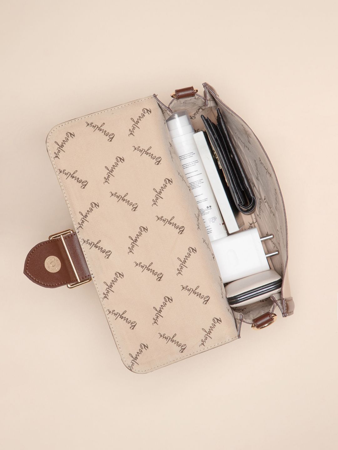 Berrylush Women Solid Structured Casual Sling Bag