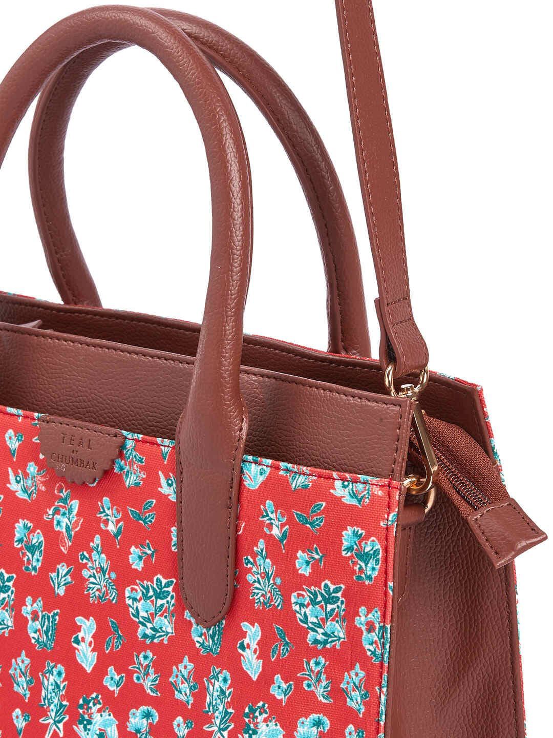 TEAL BY CHUMBAK Floral Printed Sling Bag