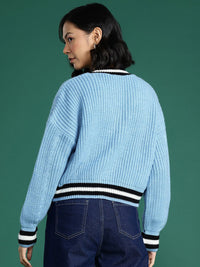 DressBerry Women Cable Knit Acrylic Cardigan