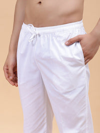 See Designs Woven Design Mandarin Collar Kurta with Pyjamas