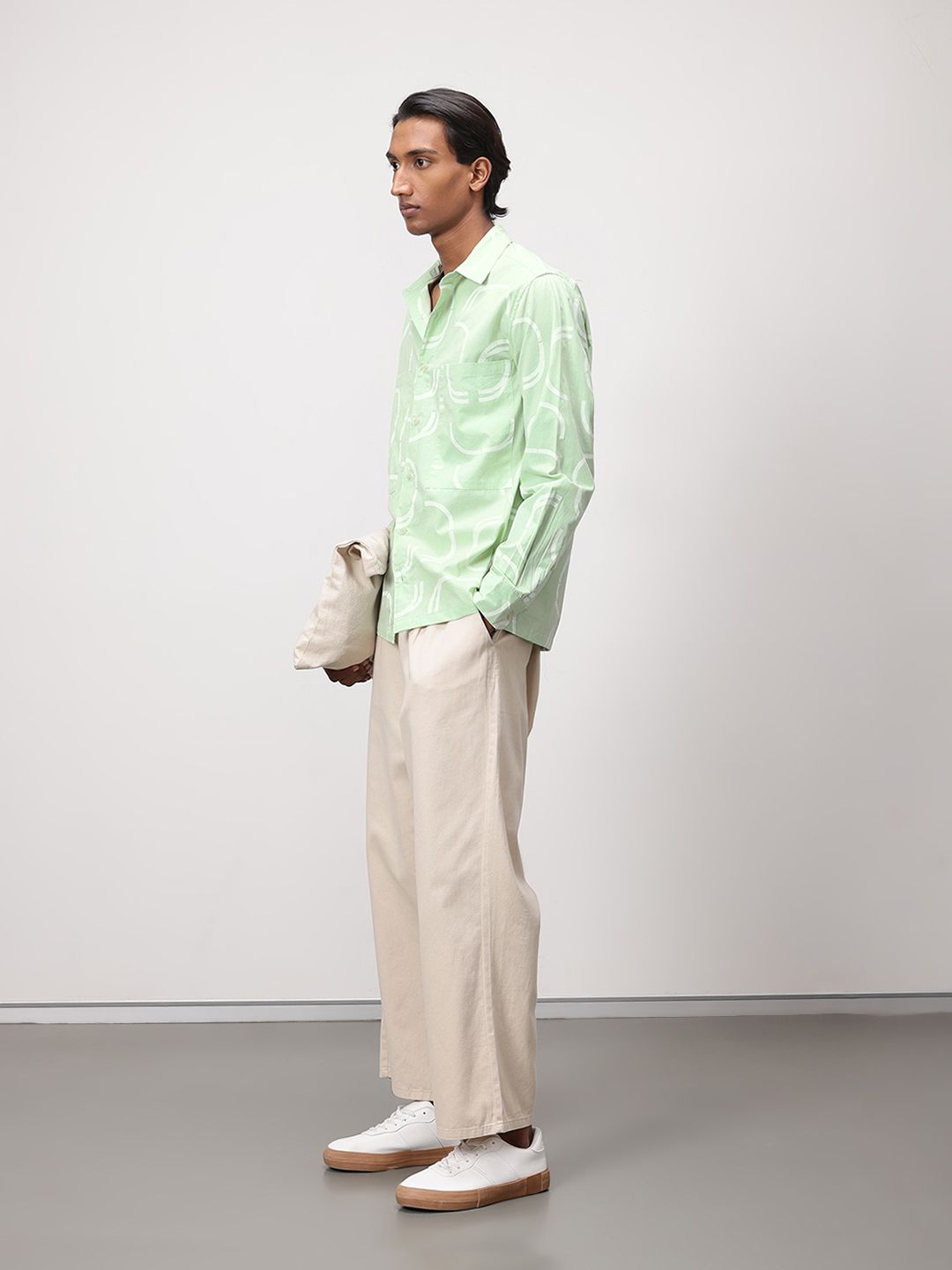 ether Abstract Printed Casual Shirt