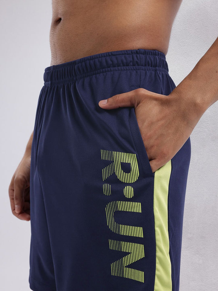 HRX by Hrithik Roshan Men Typography Print Rapid-Dry Running Shorts