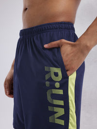 HRX by Hrithik Roshan Men Typography Print Rapid-Dry Running Shorts