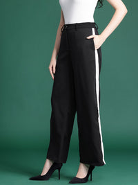 DressBerry Women Striped Regular Fit Trousers