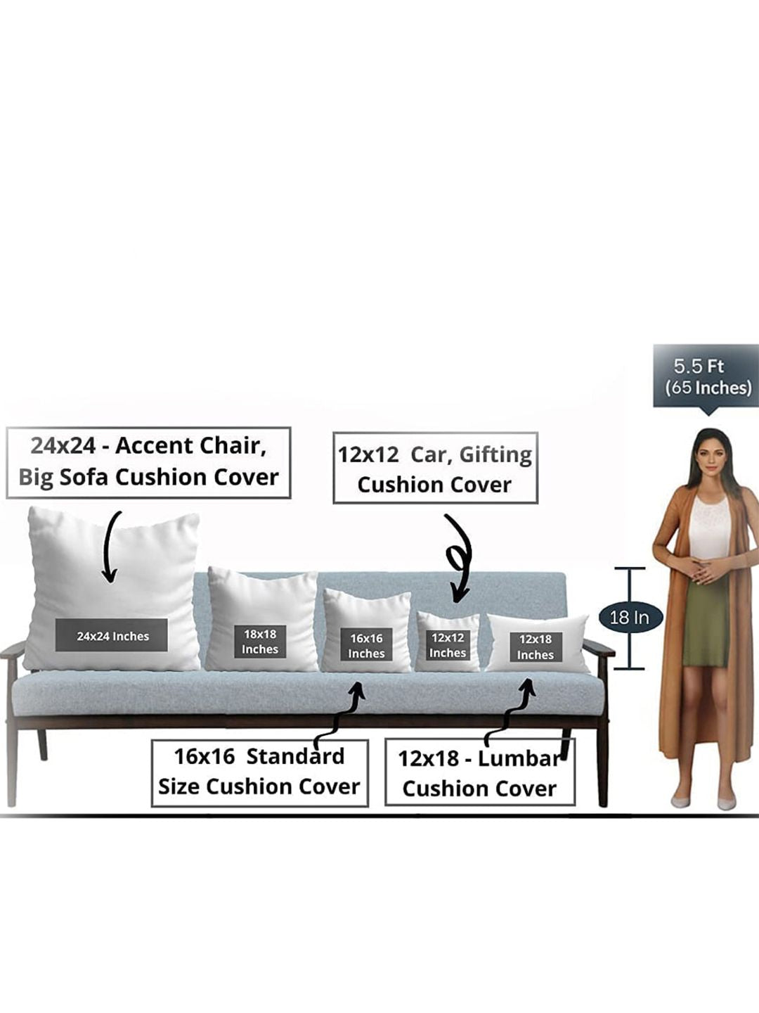 STITCHNEST Green & White 5 Pieces Ethnic Motifs Printed Velvet Square Cushion Covers