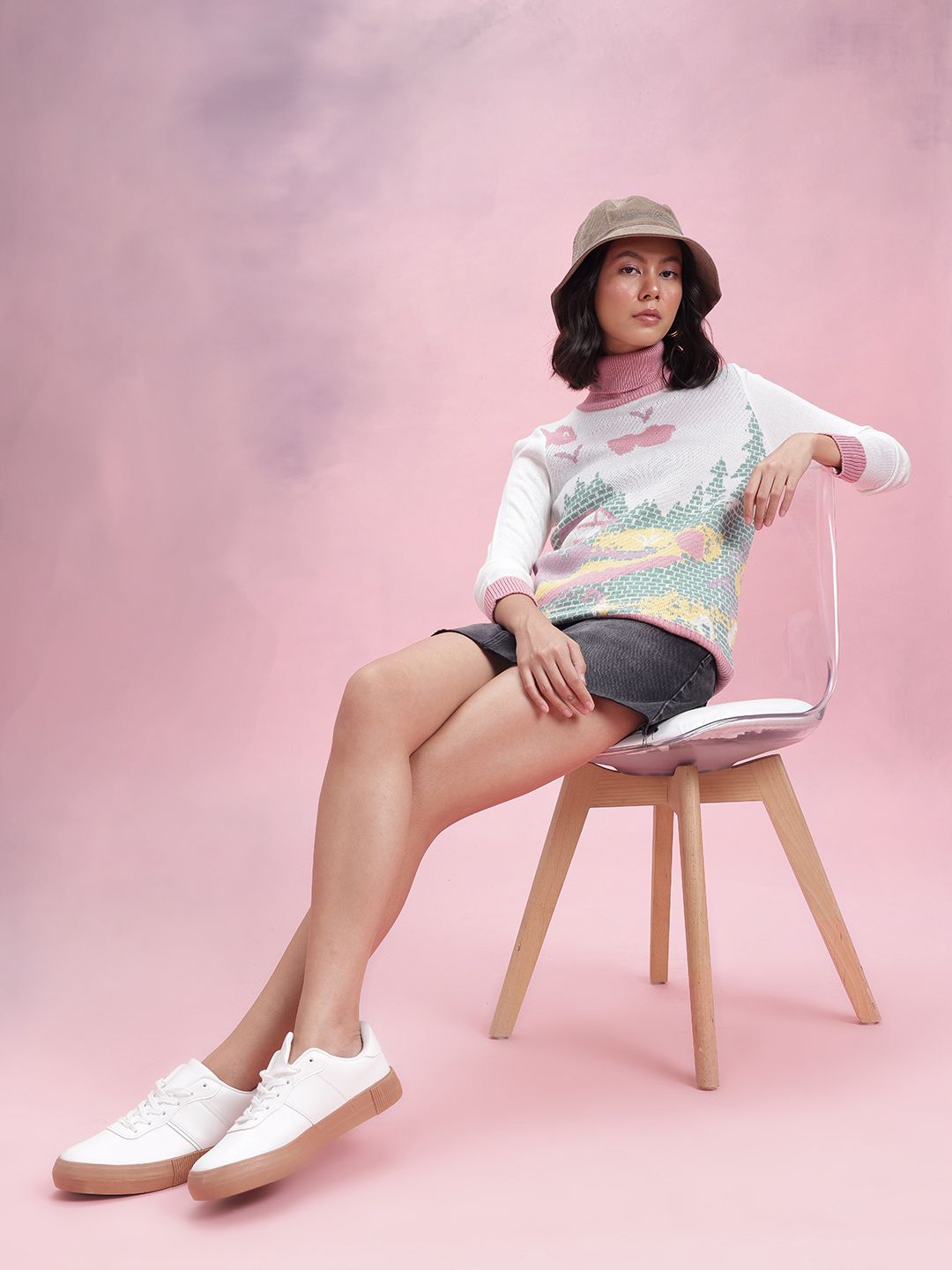 DressBerry Turtle Neck Pullover