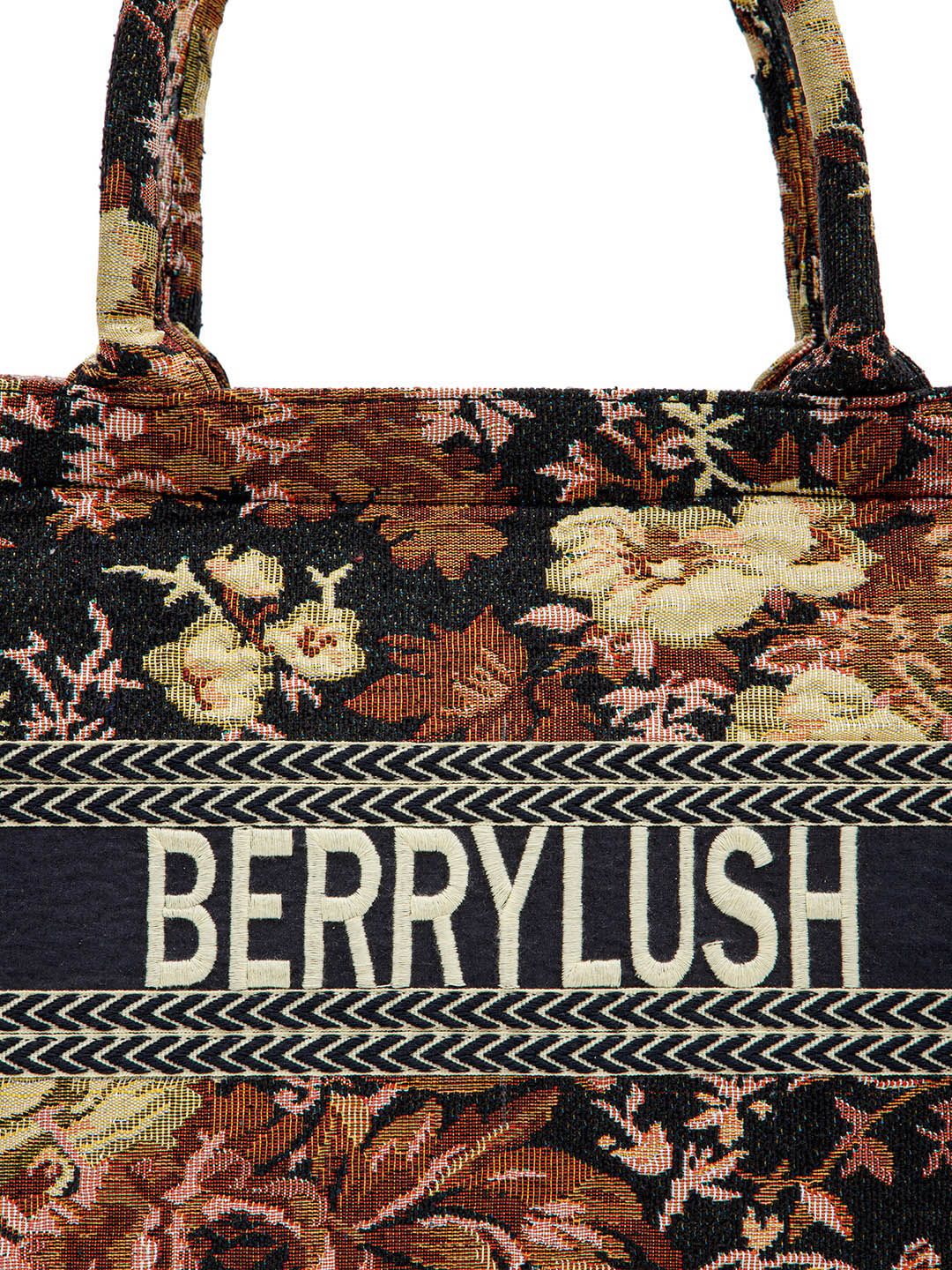 Berrylush Printed Structured Tote Bag