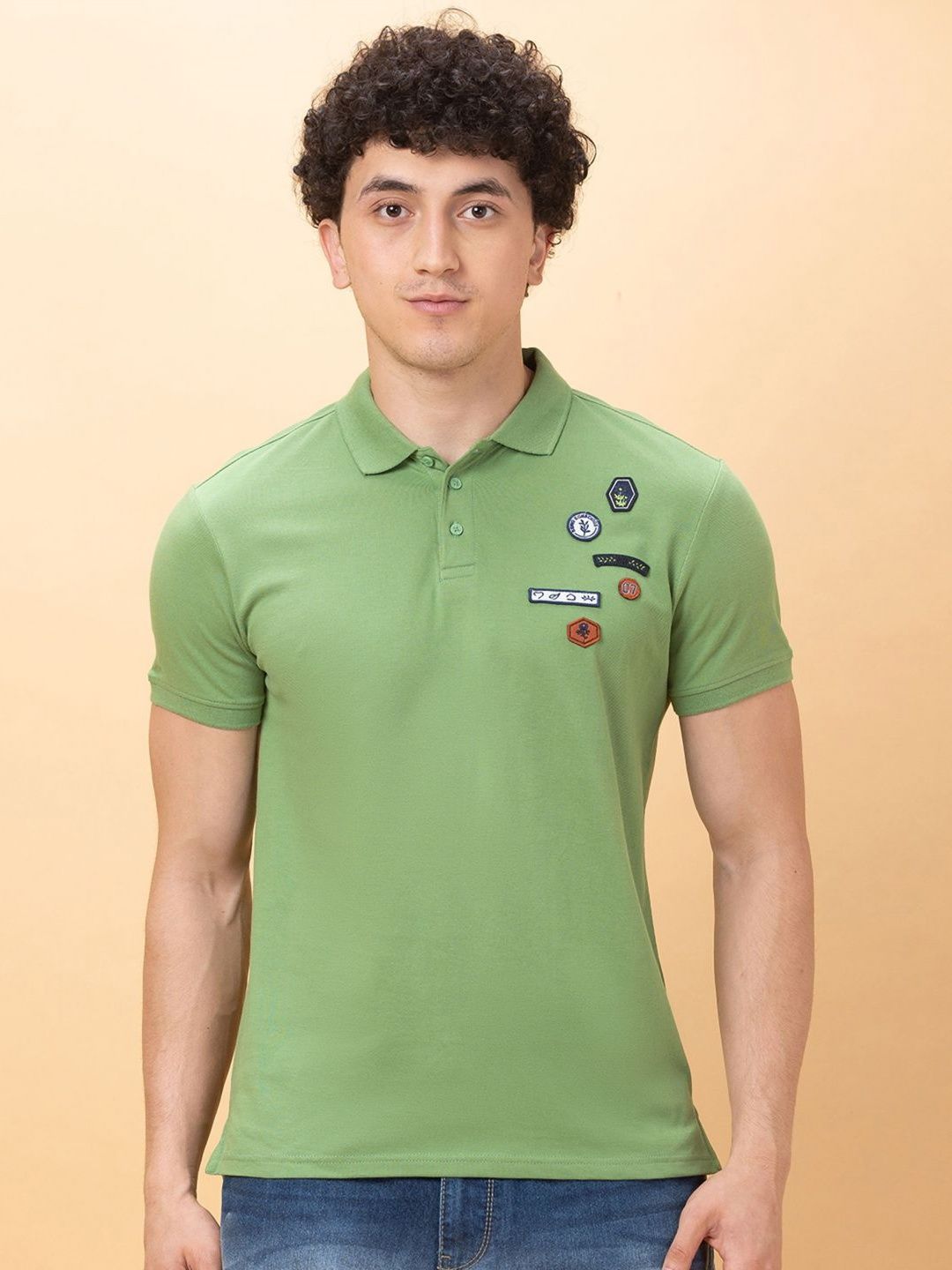 Being Human Men Polo Collar T-shirt