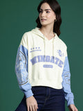 DressBerry Women Printed Hooded Sweatshirt