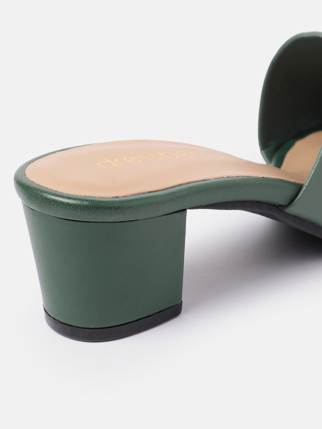 DressBerry Open Toe Block Heel