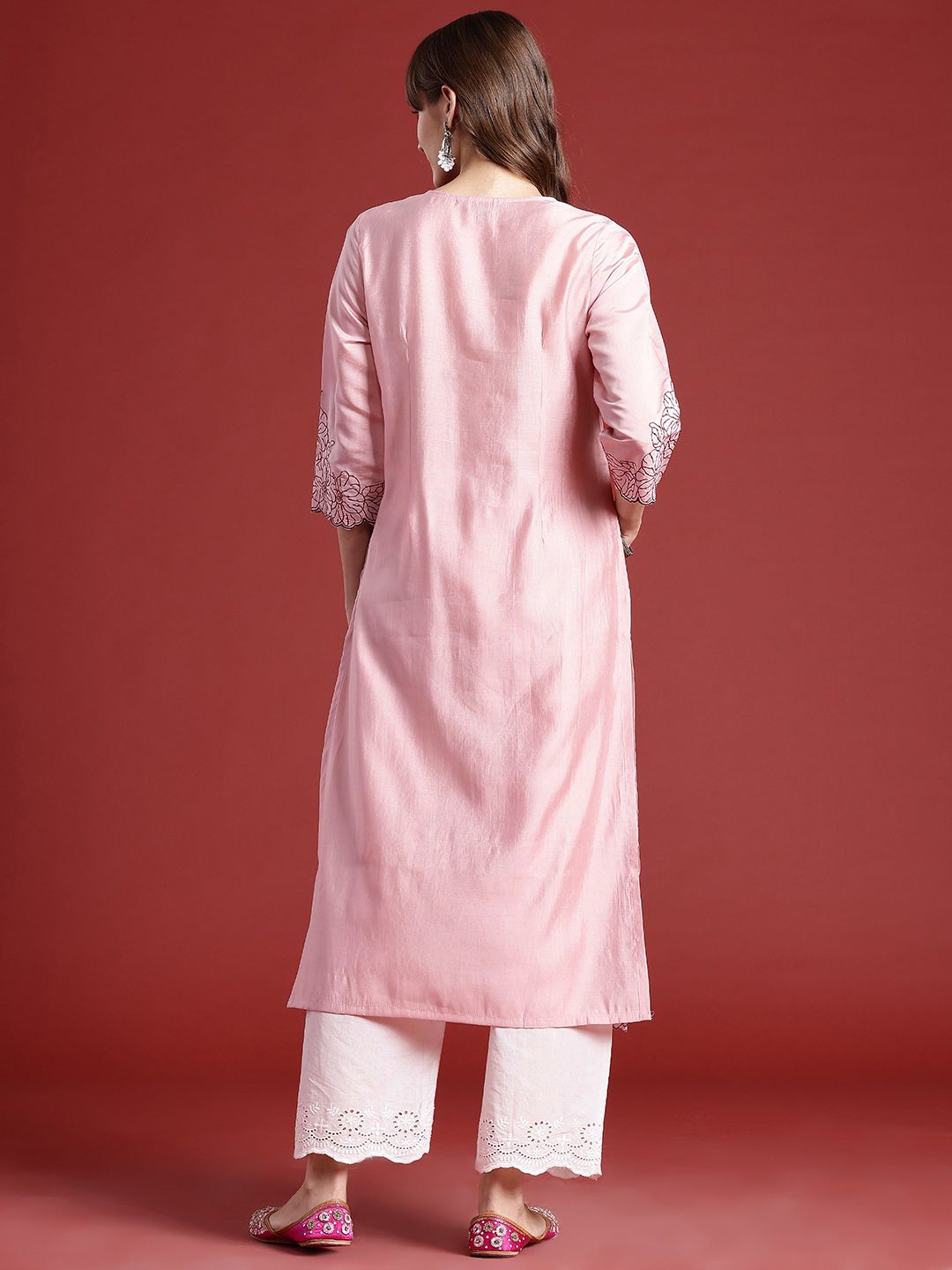 Anouk Floral Embroidered Kurta